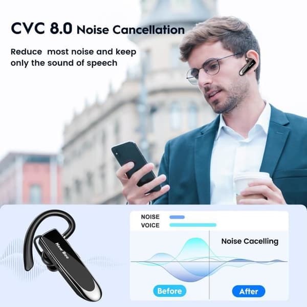 Ny bi Oreillette Bluetooth V5.0 Handsfree