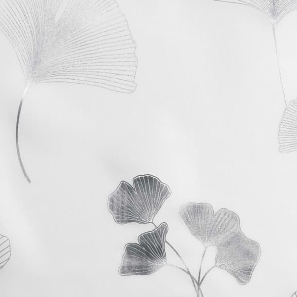 Voilage Ginko silver Silver 140x240 cm
