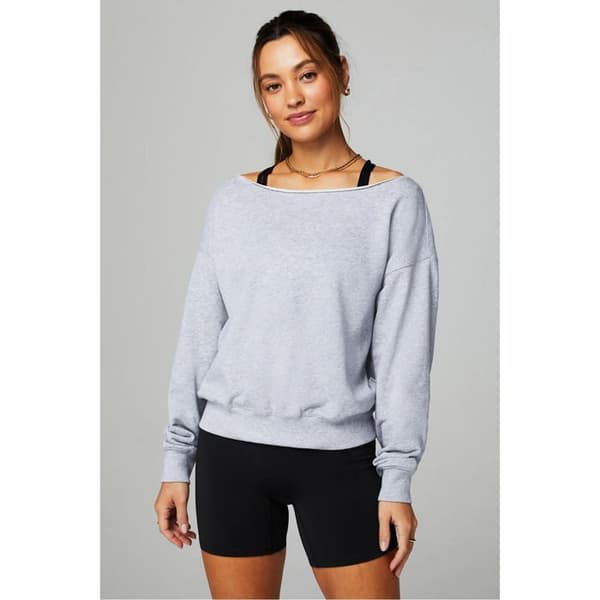 Off shoulder sweatshirt dam Fabletics Year Round Terry