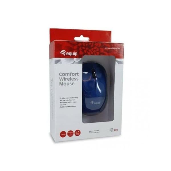 Mus - EQUIP - S7814583 - Ambidextrous - 2 programmerbara knappar - RF trådlös