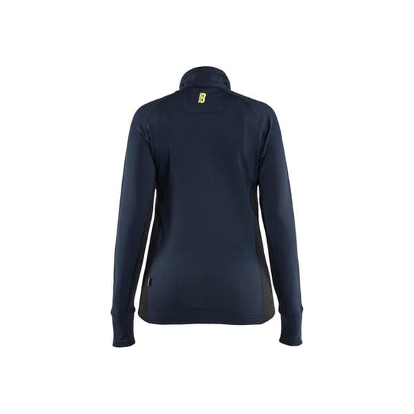 Polaire dam Blaklader Stricker - mörk marinblå/gul neon
