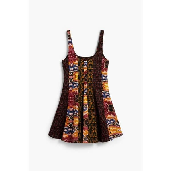Kvinna Klänning Desigual Lacroix - brun/röd