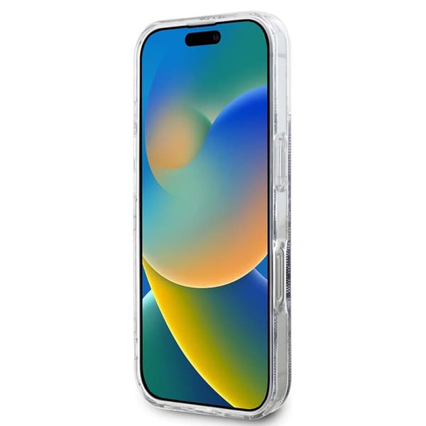 Coque Guess IML 4G MagSafe för iPhone 16 Pro Max - Blå