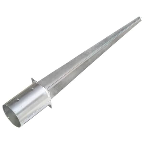 vidaXL Ground Stakes 6 st Silver 10x76 cm Galvaniserat stål