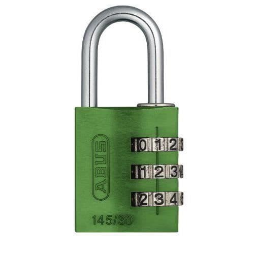 ABUS 145/30 Kombinationshänglås Grön
