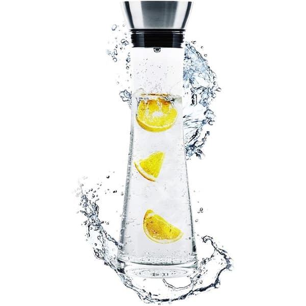 Karaff - ALPINA - 1L - Transparent - Glas - Cylindrisk