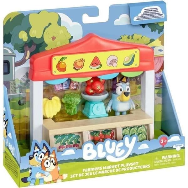 Bluey, Bluey's Market, Figuriner, Älgleksaker