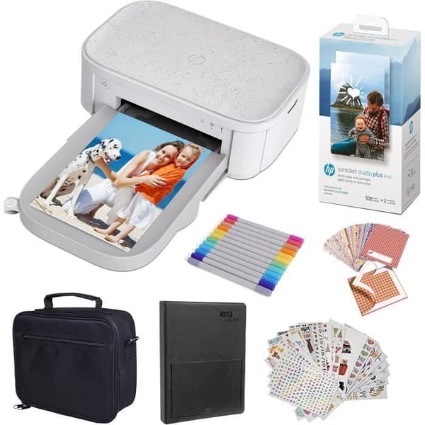 Sofortbildskrivare - HP - Sprocket Studio Plus - 4x6 - Sublimering - Bluetooth 5.0