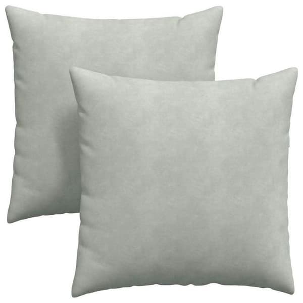 Coussin Vidaxl Soffkuddar 2 st Ljusgrå 80 x 80 cm