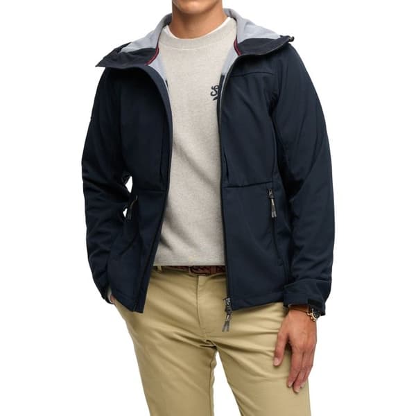 Superdry Softshell Trekker Jacka med Huva - Marin