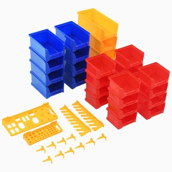 vidaXL Väggmonterad Garage Tool Organizer