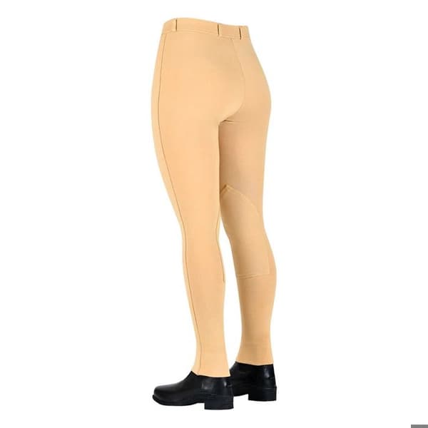 Ridbyxor dam Saxon Warm Up - beige