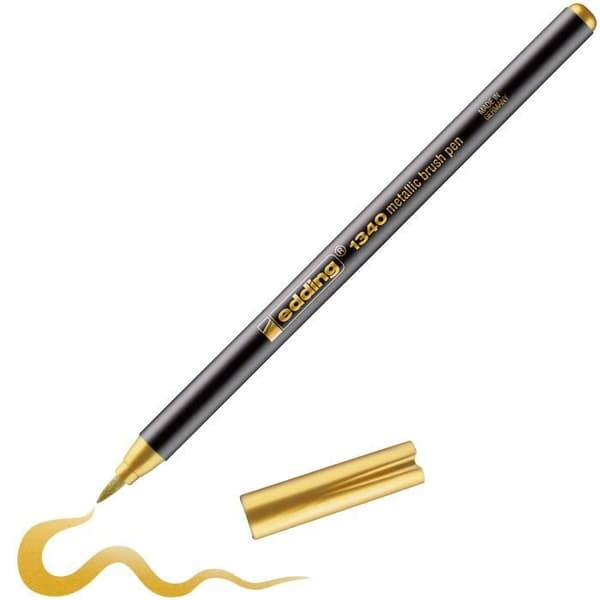 Marqueur - EDDING - 1340 - Metallisk - Guld - Pensel - 1-6 mm