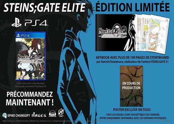 Playstation 4-spelet Ravenscourt Steins Gate Elite - Limited Edition