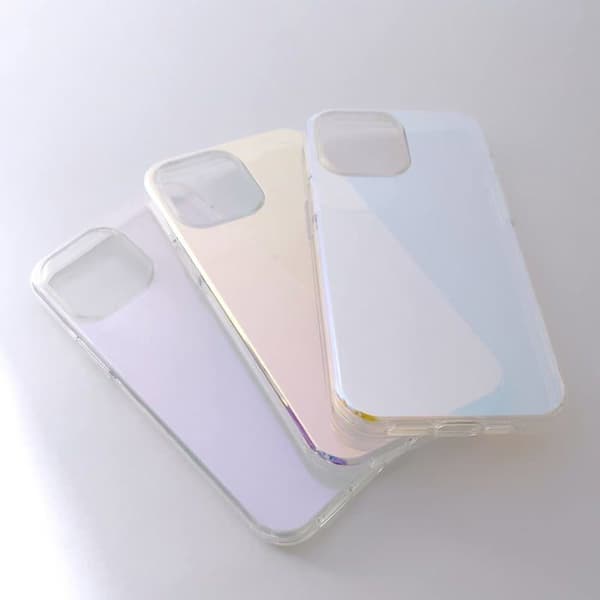Hurtel - 187745891 - Aurora Case Case för iPhone 13 Pro Max, iriserande gelskal, blå