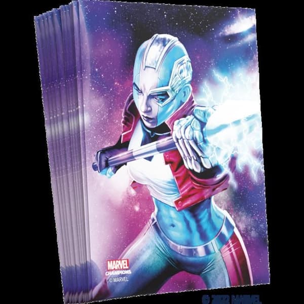 GG - Marvel Champions - 50 pack kortskydd Nebula - Standardformat
