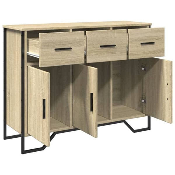 vidaXL Buffé eksonoma 97x32,5x74,5 cm ingenjörsträ 848560