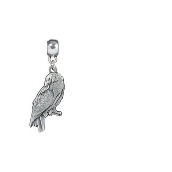 Pendentiv - Harry Potter - Silverpläterad berlock - Hedwig - 25 mm - Unisex