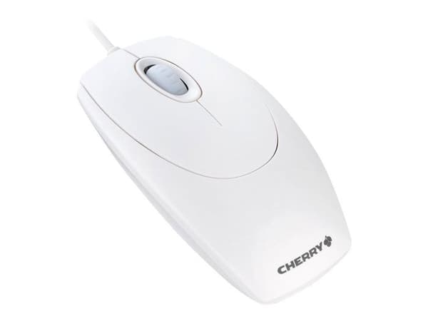 Optisk mus - CHERRY - ZF FRIEDRICHSHAFEN - USB - 1000 DPI - Vit/Grå