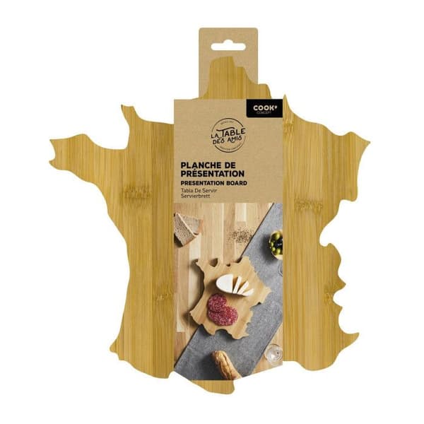 Skärbräda - COOK CONCEPT - Form Frankrike - Trä - Brun - Ostpresentation