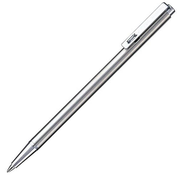 Stylo - penngrupp - Zebra refill - T-3 - Mini kulpenna, Svart bläck, Silver () Silver