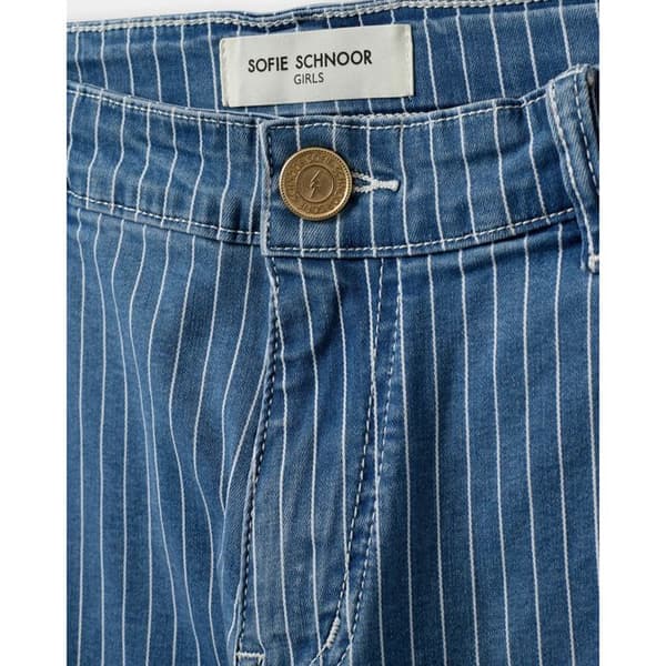 Randiga jeans med regular fit för flickor Sofie Schnoor Ciannasy