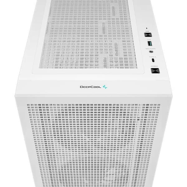 PC-fodral utan strömförsörjning - DEEPCOOL CH560 (Vit) - Medium torn - E-ATX-format - A-RGB-fläktar