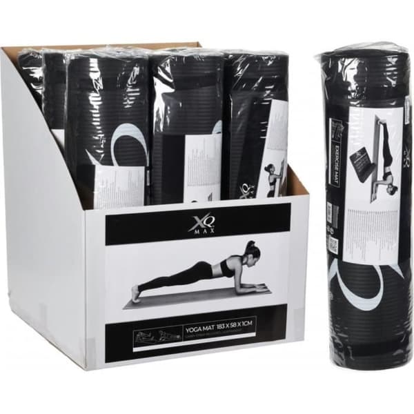 XQ Max Yogamatta 183x58x1 cm Svart