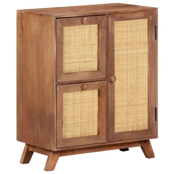 vidaXL Buffé 60x35x75 cm Massivt mangoträd 323596.