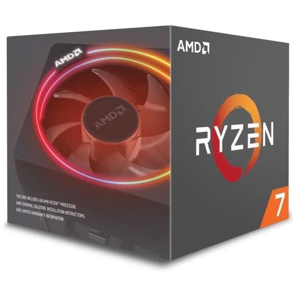 AMD Processor Ryzen 7 2700 - Ventiard Wraith Spire (LED) - YD2700BBAFBOX
