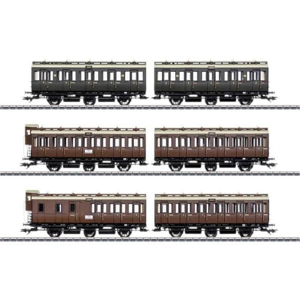 Märklin 42047 SET med 6 servicevagnar H0 KPEV