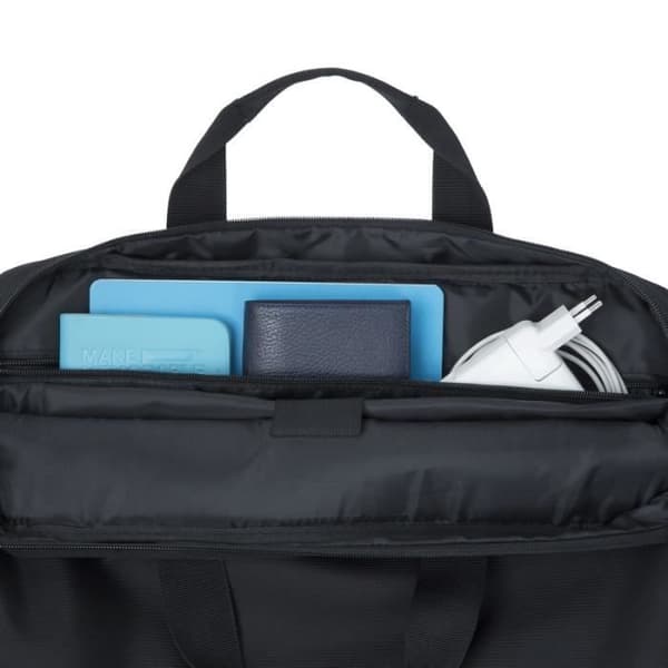 Hållare - Rivacase 8057 - 40,6 cm (16") - Axelrem - Polyester - Svart