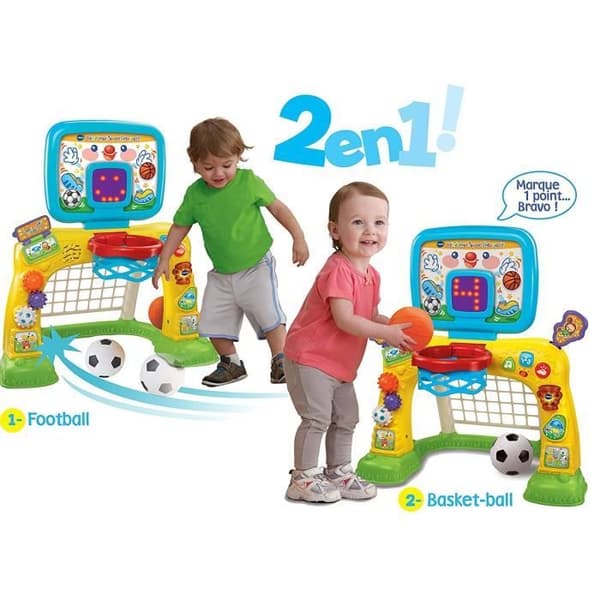 Interactive Multisport Baby Interactive Game - VTECH - Basket/Fotboll - 12 till 36 månader