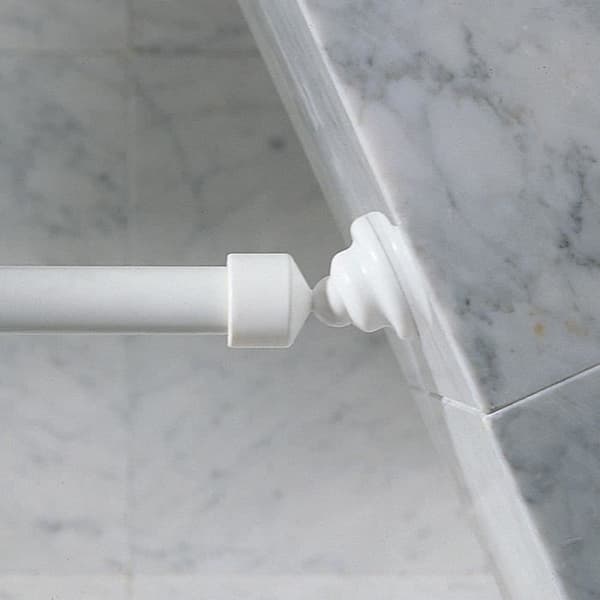Duschstång väggstöd - SPIRELLA - Wallquick - 22 mm - Vit