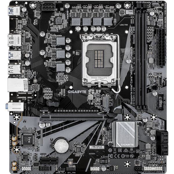 Moderkort - GIGABYTE - B760M H V2 - Format Micro-ATX - Chipset Intel B760 - DDR5