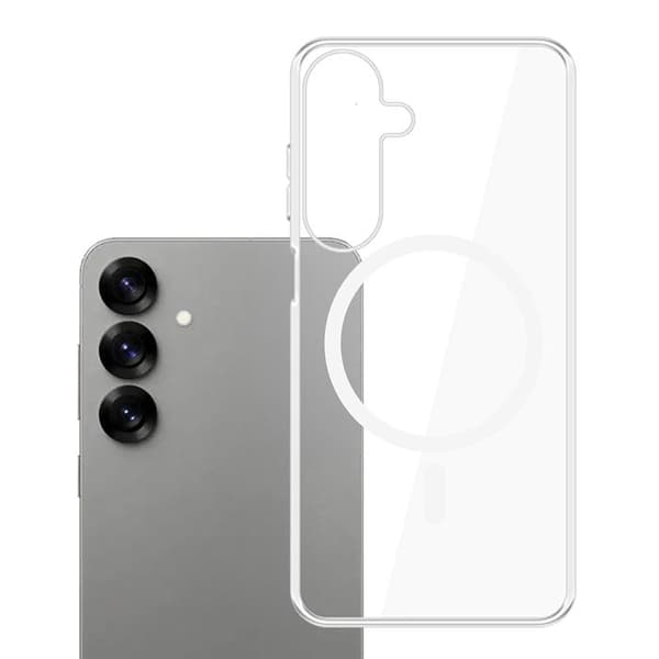 3mk Clear MagCase för Samsung Galaxy S25 - Transparent
