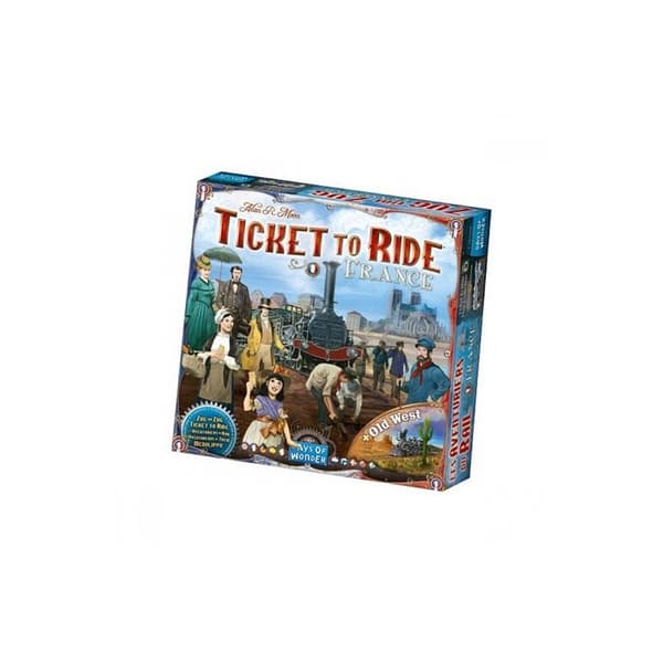 Rail Raiders - Förlängning: Frankrike/Old West - Asmodee - Brädspel - Brädspel