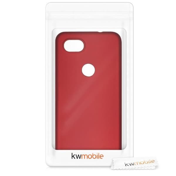 Telefoncase - kwmobile - Google Pixel 3a - Metallröd - Flen - Optimal skydd