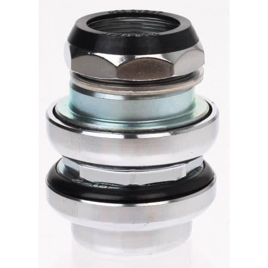 Headset med 1" krom ståltråd - Ergotec - 35.0MM - Grå