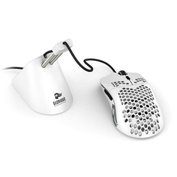 Mus Bungee - Glorious PC Gaming Race - Vit - 6,3 cm - Design Gaming