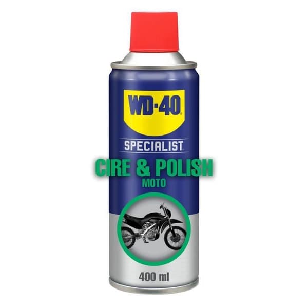 WD-40 - Motorcykelvax & Polish 400Ml