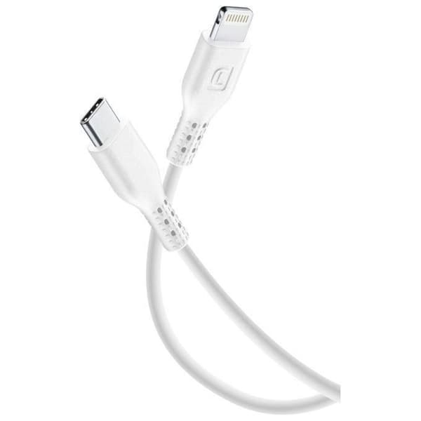 cellularline Strömkabel för surfplatta 200 cm - USB-C till Lightning