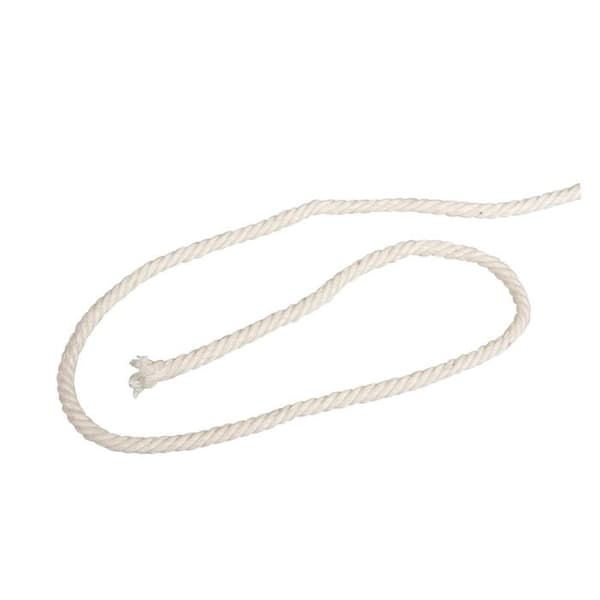 Rayher Fil makramé 3,7 mm - 141 m, vit, 80% bomull/20% polyester (500 g)