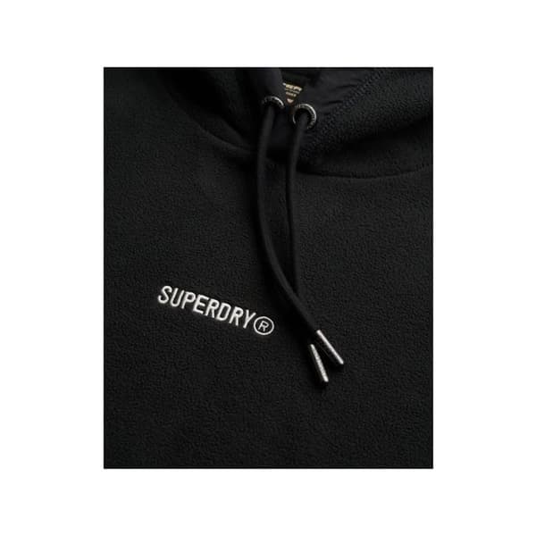 Sweat Superdry Herr Micro S Svart Bomull