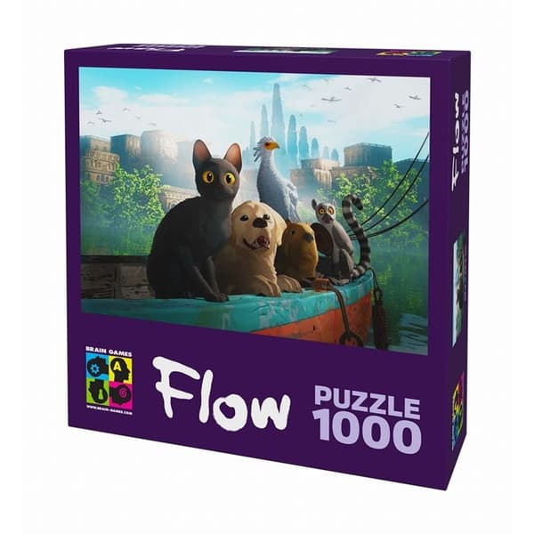 Pussel 1000 bitar Brain Games Flow Djur