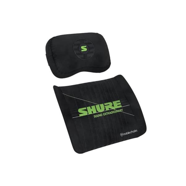 Kudde med minnesskum - noblechairs - Shure Edition - Svart - Medium Fasthet