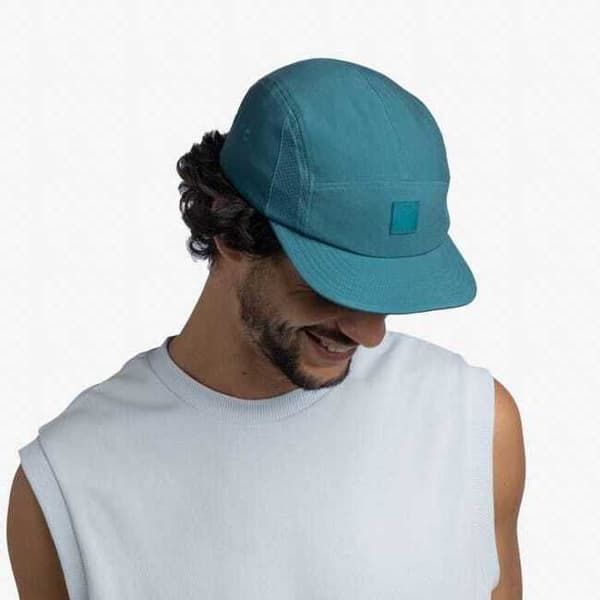 5 Panel Buff Solid Cap