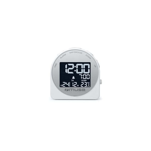 Reseväckare - MUSE - M-09 CW - LCD-display - Belyst - Enkel väckarklocka
