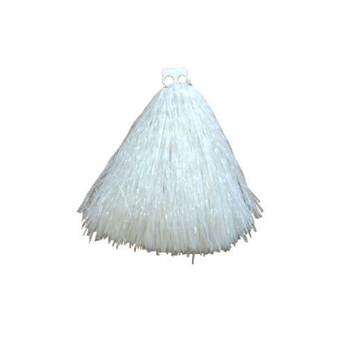 Pom-Pom Plast Kunststoff Vit - 110 gr - Såld styckvis - Material Plast