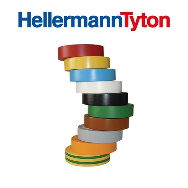 Ruban isolant HelaTape Flex 15 HellermannTyton 710-00146 röd, grå, gul, grön, blå, orange, vit, brun, svart